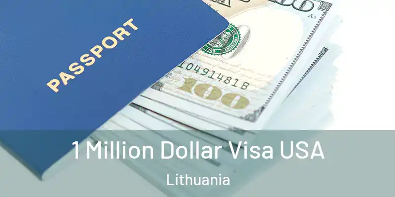 1 Million Dollar Visa USA Lithuania